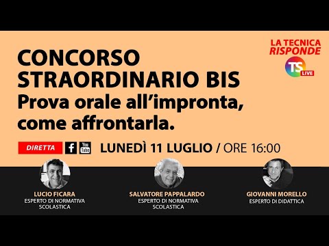 Concorso Straordinario Bis La Prova Orale Si Baser Su Una Uda O Su