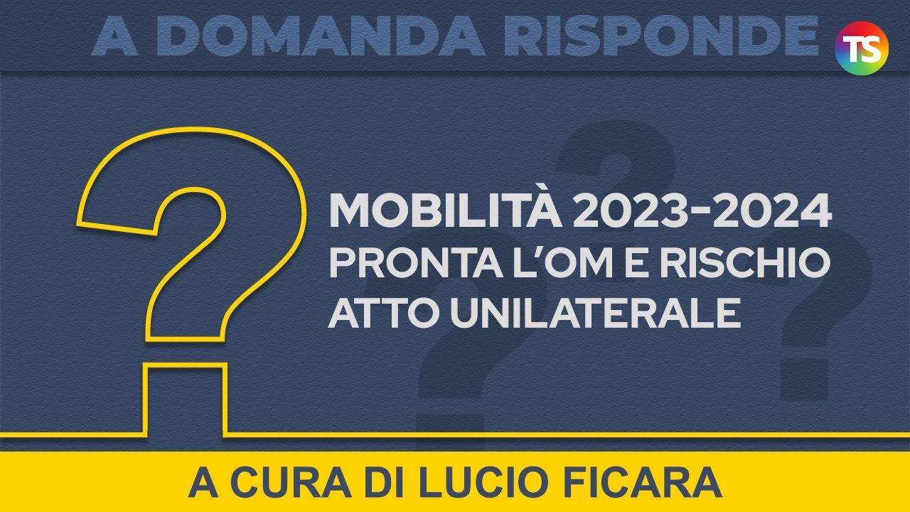 Mobilit Pronta Lom E Rischio Atto Unilaterale Professione