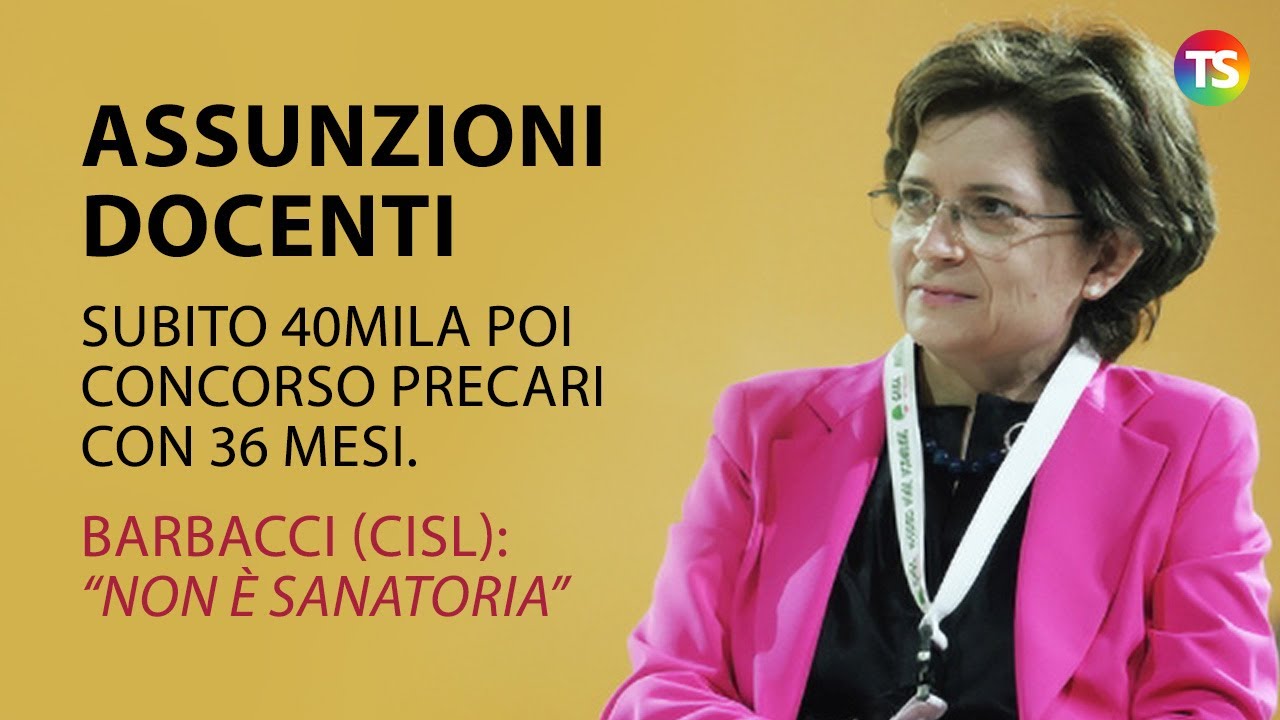 Assunzioni In Ruolo Docenti 100mila Entro Il 2024 Valditara Conferma