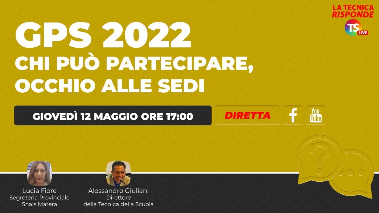 Gps 2022, Cosa Fare Prima Di Compilare La Domanda, I Suggerimenti Del ...