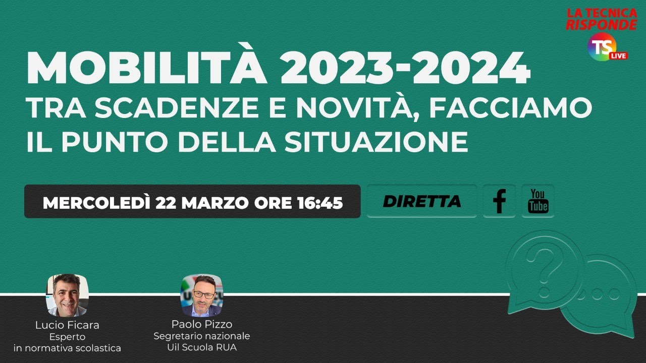 Mobilità 2023/24, tra scadenze, novità e soprannumerari il punto della