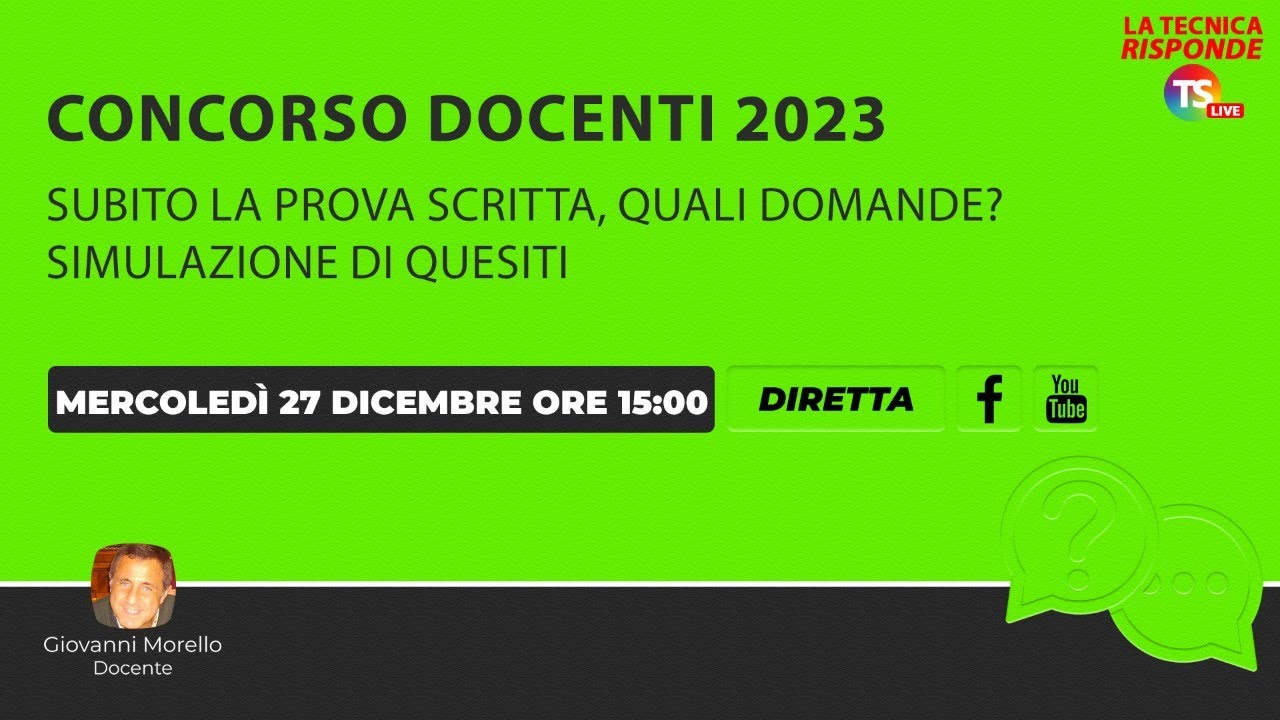 Concorso scuola secondaria: prova scritta dal 13 al 19 marzo, come  prepararsi